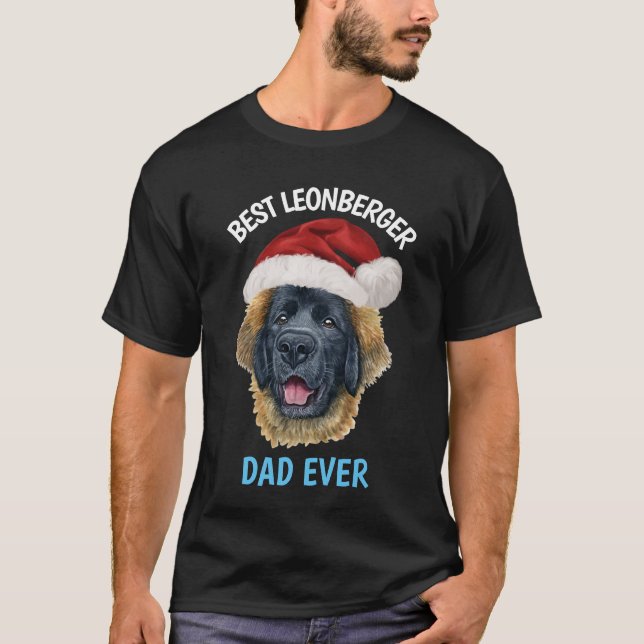 Melhor Pai de Leonberger em T-Shirt (Frente)