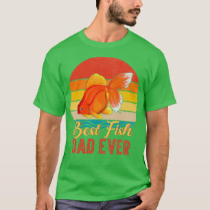 Melhor Pai de Peixe Nunca Camisa de Peixe Goldfish