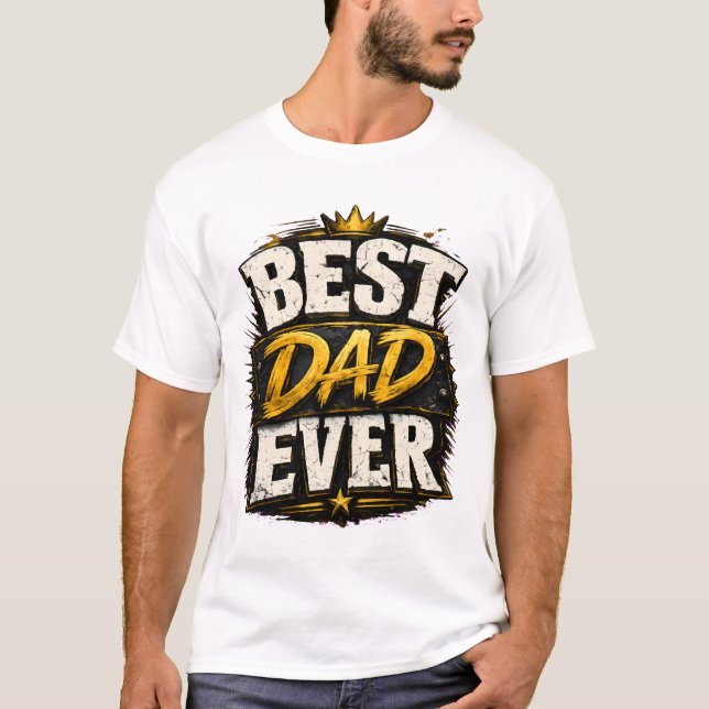 Melhor Pai de Todos Camiseta do Dia dos Pais (Frente)
