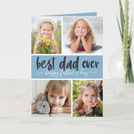 Melhor Pai de Todos Foto Cartão do Dia dos Pais