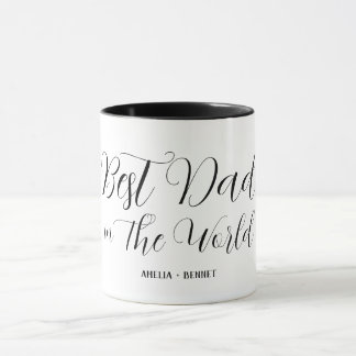 Melhor Pai do Mundo Caneca de Café do Dia dos Pais