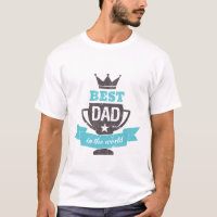 Melhor Pai do Mundo na Camisa do Dia de os pais En
