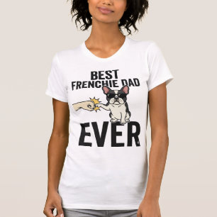 Melhor Pai Frenchie de Todos os Tempos Camisa Engr