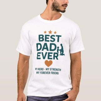 Melhor Pai Nunca | Dia de os pais ❤️ T-Shirt 👕