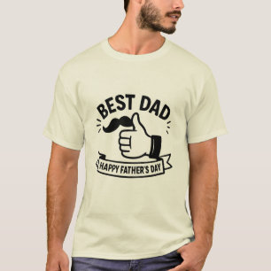 Melhor Pai Nunca   Feliz Dia de os pais T-Shirt