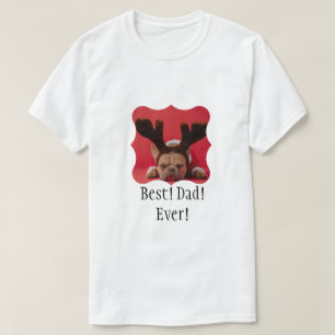 Melhor Pai! Nunca! Personalizado para Camisa Fotog