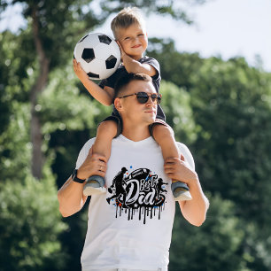 Melhor Pai, pai e filho, T-Shirt grafite