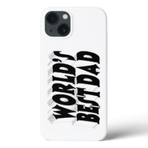 Melhor Pai texto preto 3d