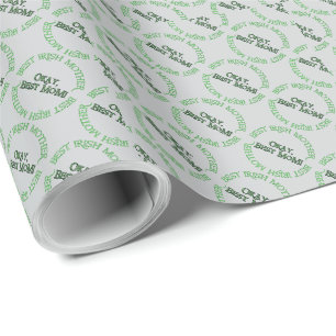 Melhor papel de embrulho cinza mate Mãe Irlandesa