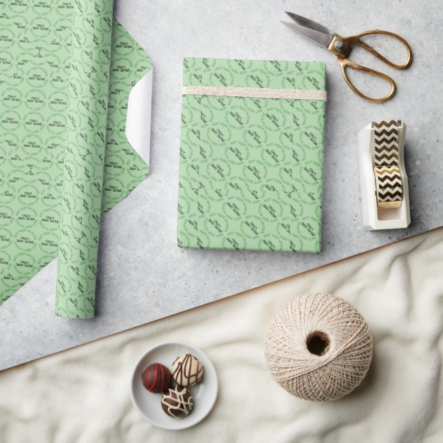 Melhor papel de embrulho verde brilhante para Mãe  (Artesanato)