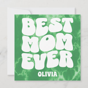 Melhor Placa de Dia de as mães de Gravata Verde Da