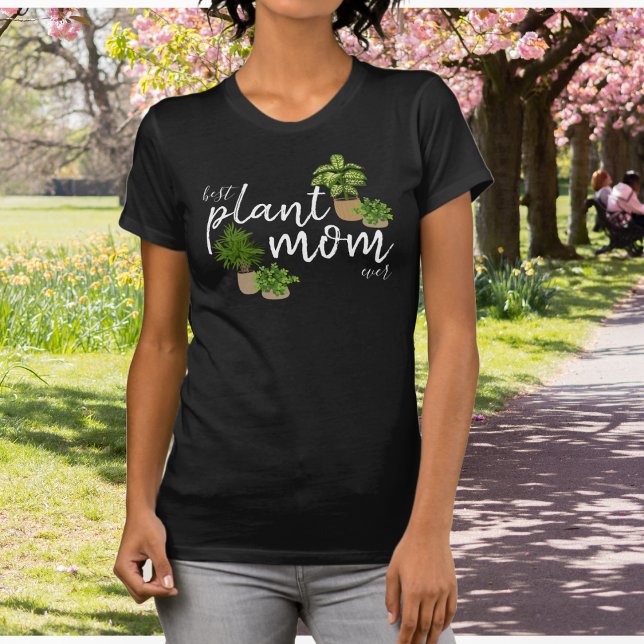 Melhor Planta Mãe, Camiseta Engraçada (Criador carregado)