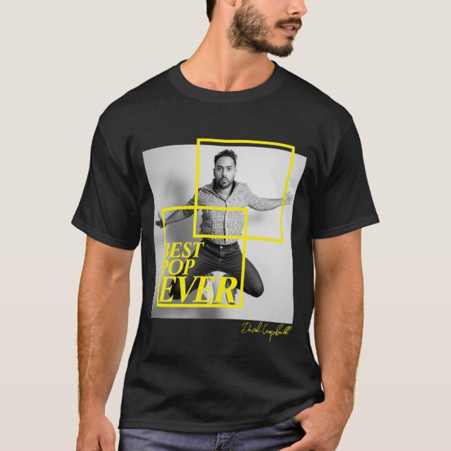 MELHOR POP NUNCA | T-Shirt Dia de os pais Engraçad (Frente)