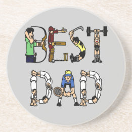 Melhor Porta copos de texto de esportes de Pai