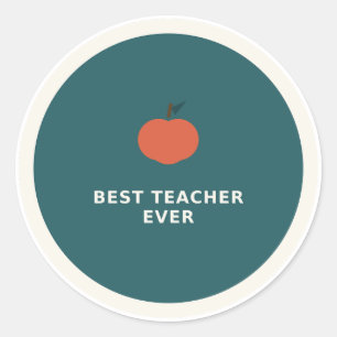 Melhor Professor de Todos os Tempos Adesivo de Vin