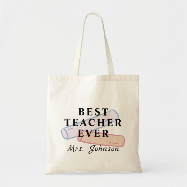 Melhor Professor de Todos os Tempos – Bolsa Tote c (Frente)