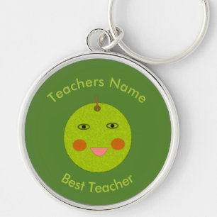 Melhor Professora Feliz Chaveiro de Apple Personal