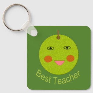 Melhor Professora Feliz Chaveiro de Apple Personal