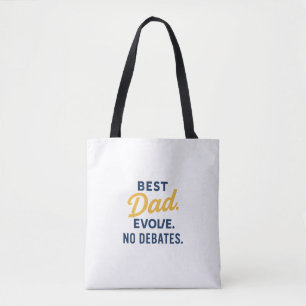 Melhor Saco de Tote Pai Nunca   Engraçado Não Deba