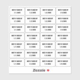 Melhor Se Utilizado Por Etiquetas De Embalagem