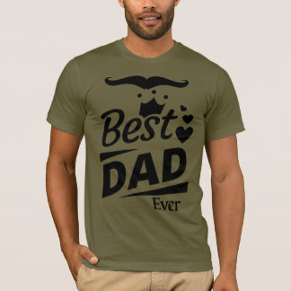 Melhor T-Shirt De Pai - Presente De Dia de os pais