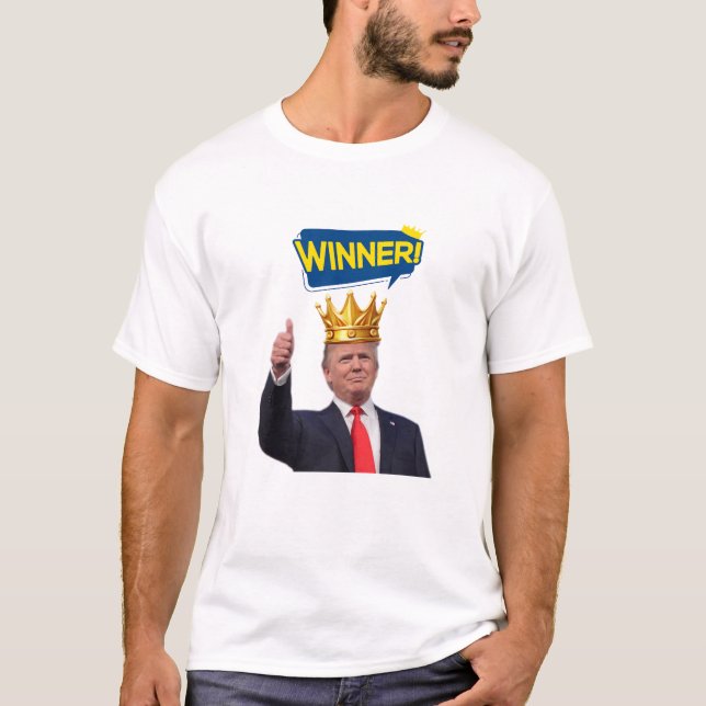 Melhor T-shirt Donald Trump Vencedor (Frente)