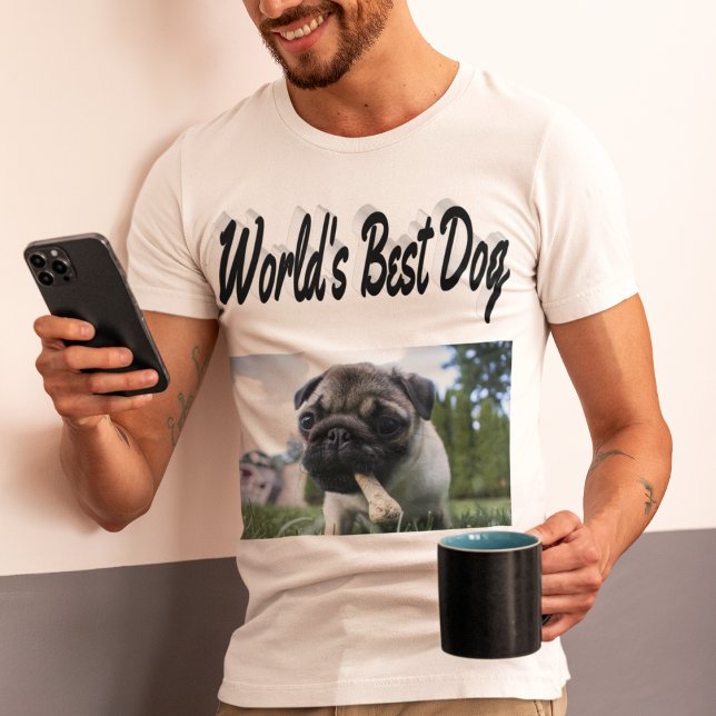 Melhor T-Shirt Foto De Cão (Criador carregado)