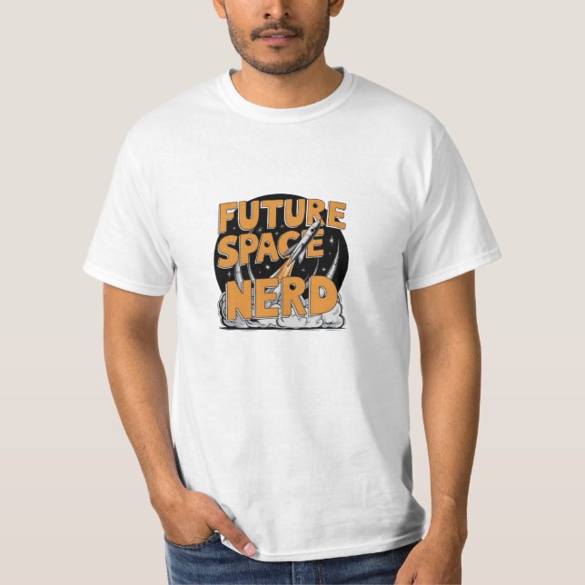 Melhor T-Shirt Para O Homem - design do futuro ner (Frente)