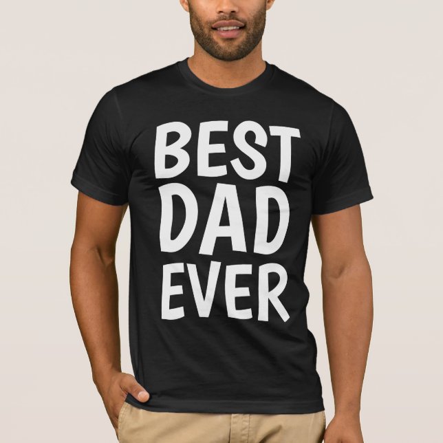 MELHOR T-shirts PAI PARA O Pai (Frente)
