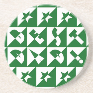 Melhor texto selvagem do Pai na Porta copos Verde