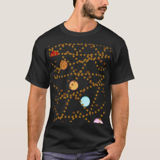 Melhor um monte de planetas em uma Camiseta de SON