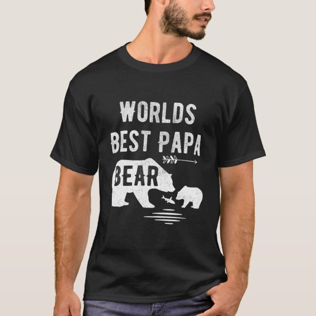 Melhor Urso de Papa com vovô de camisa do Grande C (Frente)
