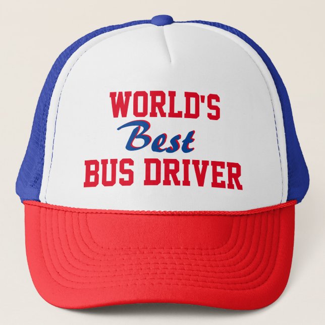 Melhor vendedor! O melhor boné de ônibus do mundo (Frente)