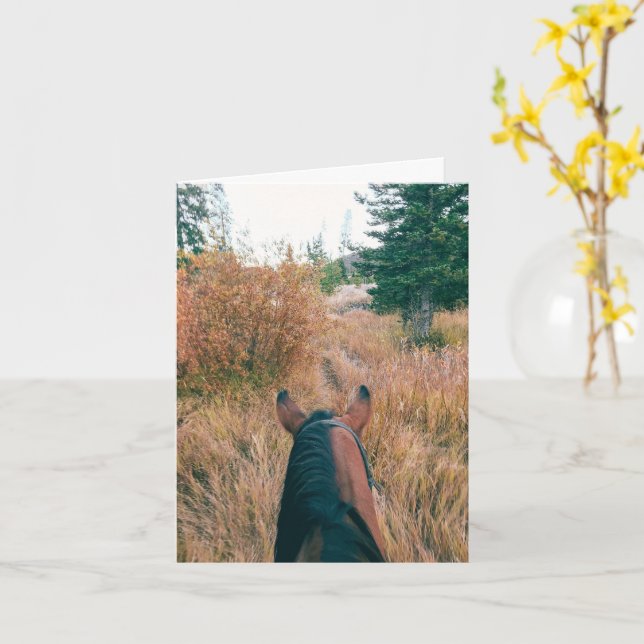 Melhor Vista - Cartão 4" x 5.6" (Flor Amarela)