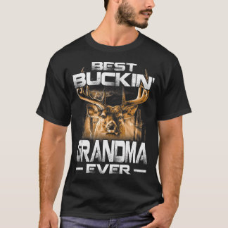 Melhor Vovó Nunca Camisa Caçando Bucki