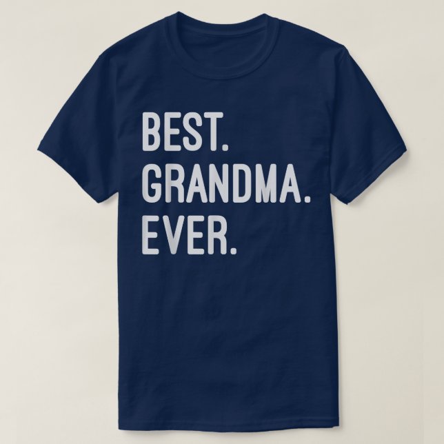 Melhor Vovó Nunca - Camiseta (Frente do Design)
