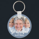 Melhor Vovô Nunca Moderno Chaveiro de Keepsaoket d<br><div class="desc">Este design simples e moderno é composto por tipografia de serifa e adiciona uma foto personalizada.</div>