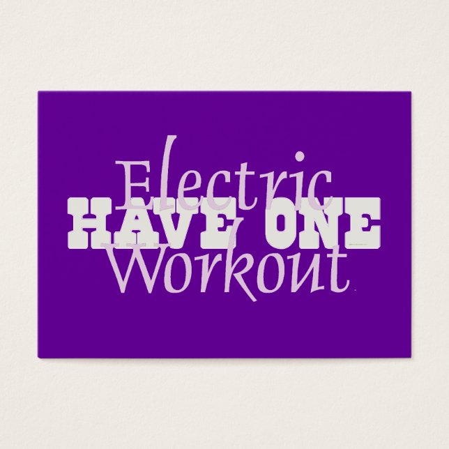 Melhor Workout Elétrico (Frente)