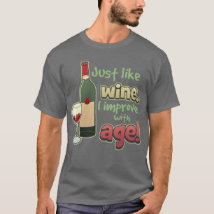 Melhore com o t-shirt da obscuridade da idade