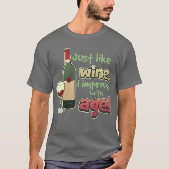 Melhore com o t-shirt da obscuridade da idade (Frente)