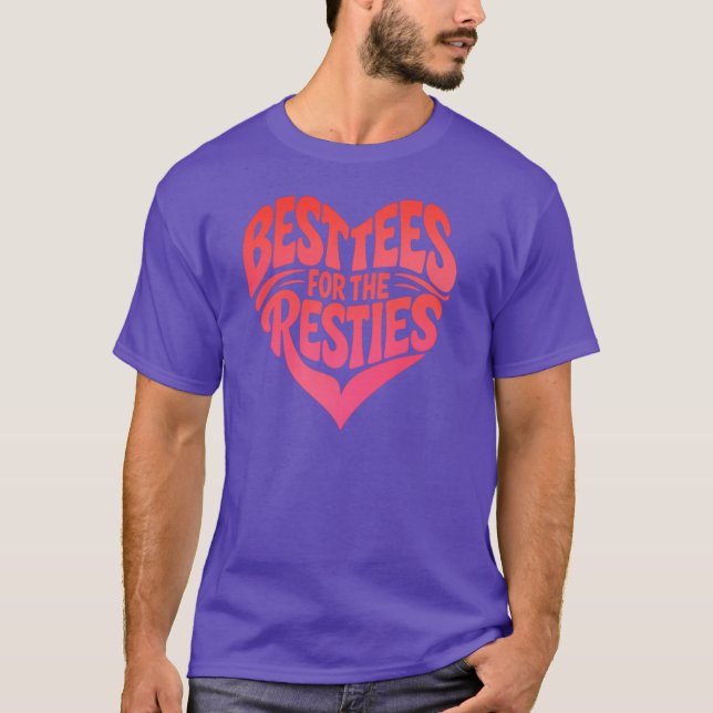 Melhores Amigas Para a Vida Toda Camiseta Divertid (Frente)