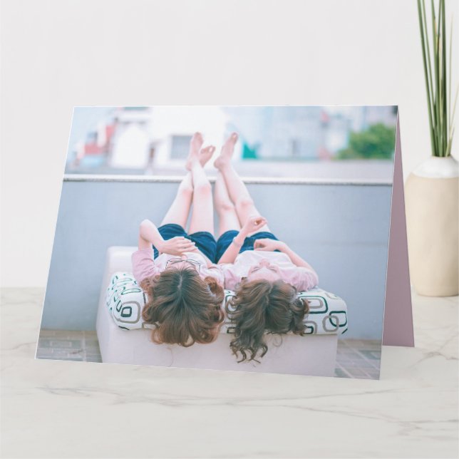 MELHORES AMIGOS BESTIE BFF CARTÕES DE ANIVERSÁRIO  (Frente)