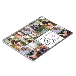 Melhores Amigos para Sempre Caderno Espiral Person