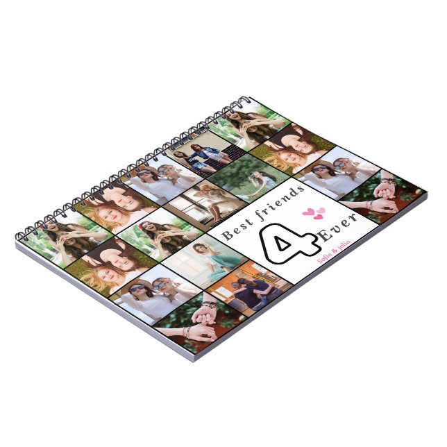 Melhores Amigos para Sempre Caderno Espiral Person (Left Side)