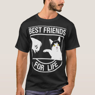 Melhores amigos para t-shirt do gato de Life_