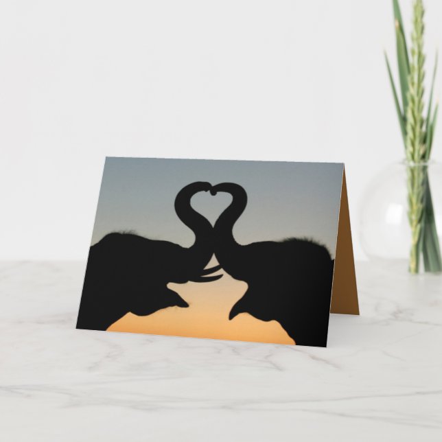 MELHORES CARTÕES DE DIA DE OS NAMORADOS - ELEFANTE (Frente)