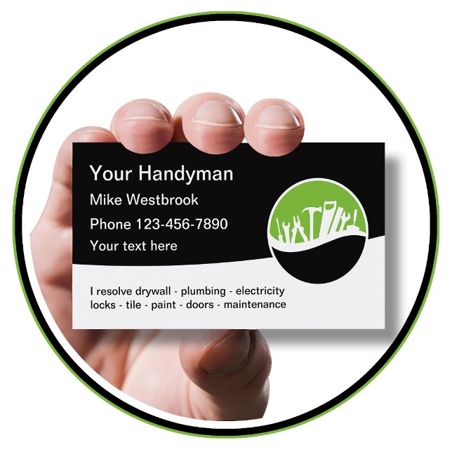 Melhores cartões de visita de Handyman (Criador carregado)