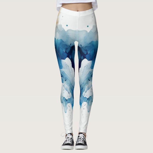 Melhores Leggings de Aquarela para Dias Justos (Frente)