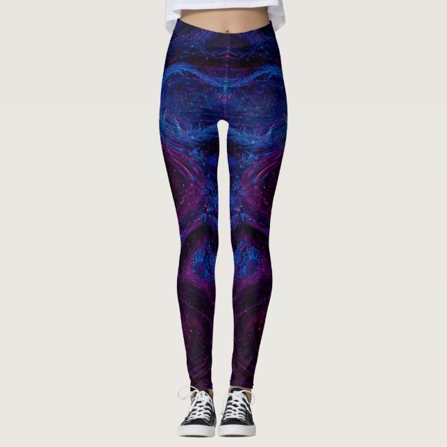 Melhores Leggings de Aquarela para um Pop de Cor (Frente)