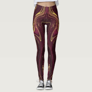Melhores Leggings de Design de Aquarela Chic